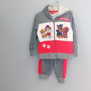 Paw patrol hooded set 2t